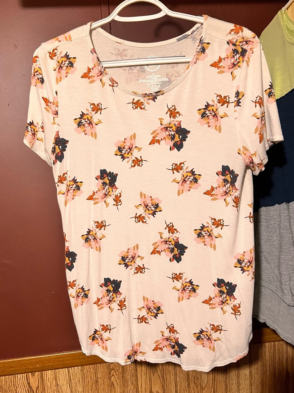 Maurices Floral Short Sleeve Tee